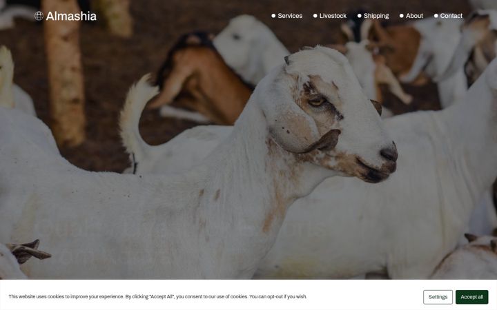 Screenshot of almashia.com