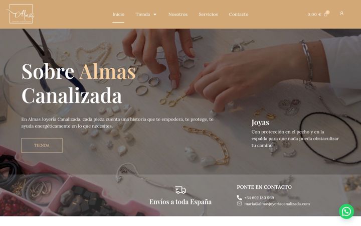 Screenshot of almasjoyeriacanalizada.com