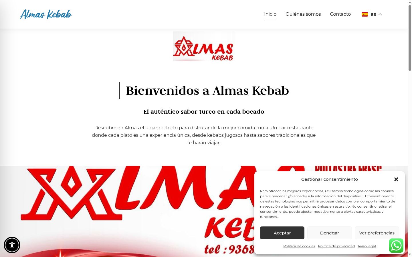 Sutikimo reklamjuostės, rodytos prieš bet kokią sąveiką, ekrano kopija