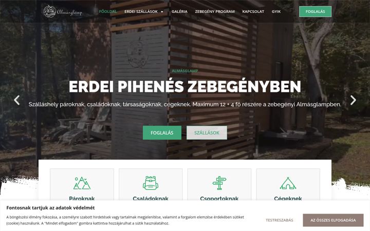 Screenshot of almaskemp.hu