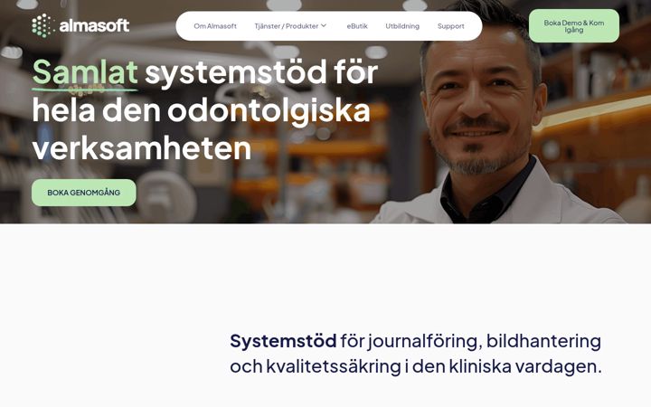 Screenshot of almasoft.se