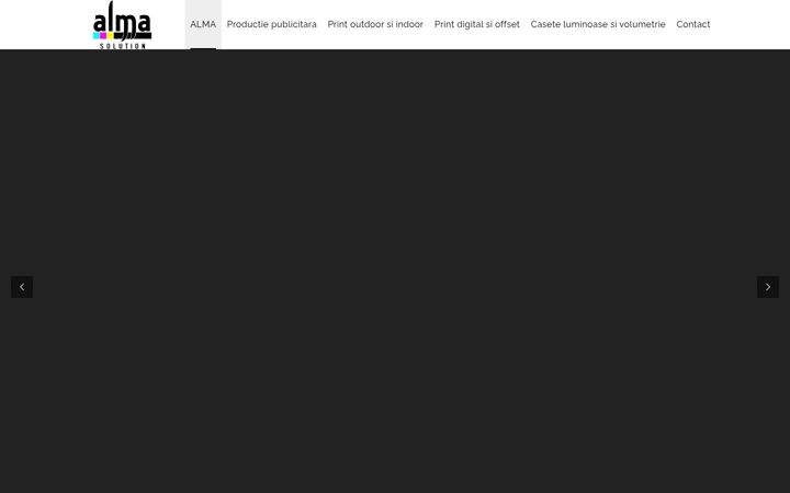 Screenshot of almasolution.ro