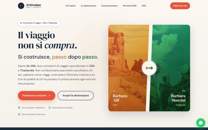 Screenshot of almassimogiroilmondo.com