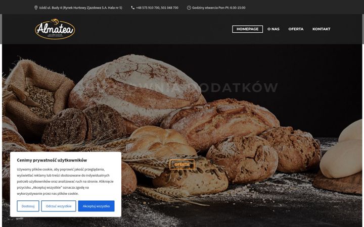 Screenshot of almatea.pl