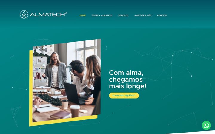 Screenshot of almatechconsult.com.br