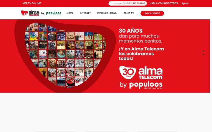 Screenshot of almatelecom.es