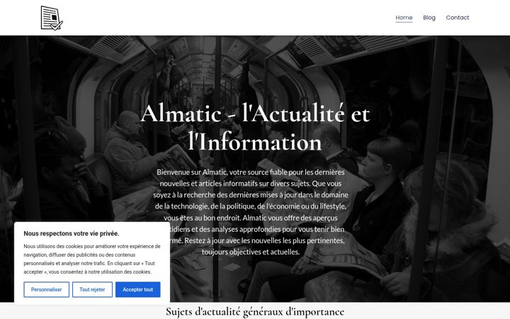 Zrzut ekranu almatic.fr