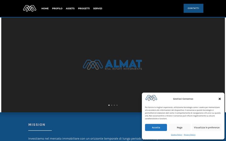 Screenshot of almatspa.it