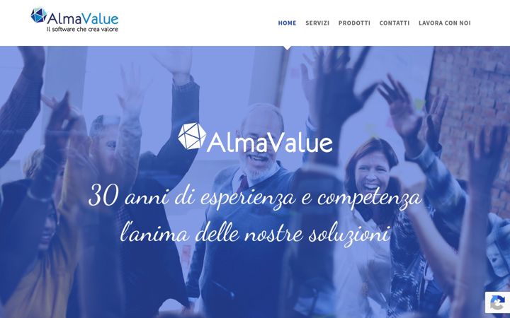 Screenshot of almavalue.com