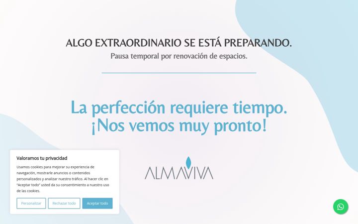 Screenshot of almavivaspa.com.mx