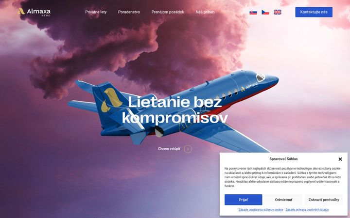 Screenshot of almaxa.aero
