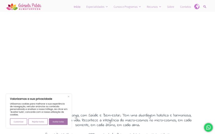 Screenshot of almayurveda.pt