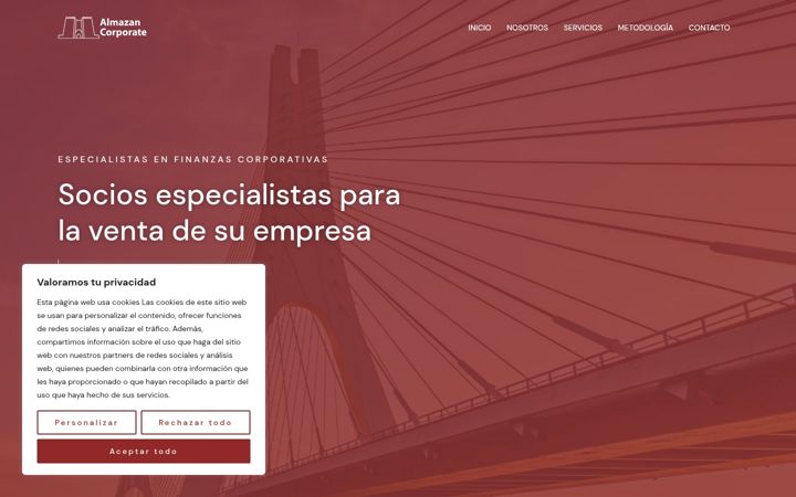 Screenshot of almazancorporate.com