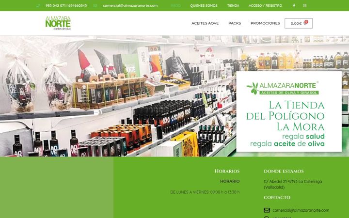 Screenshot of almazaranorte.com