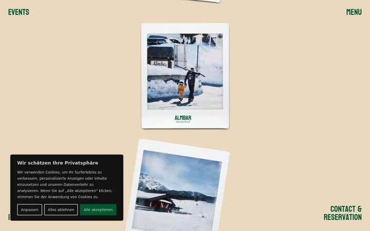 Screenshot of almbarhinterthal.at