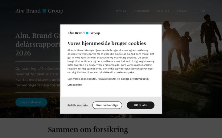 Screenshot of almbrand.com