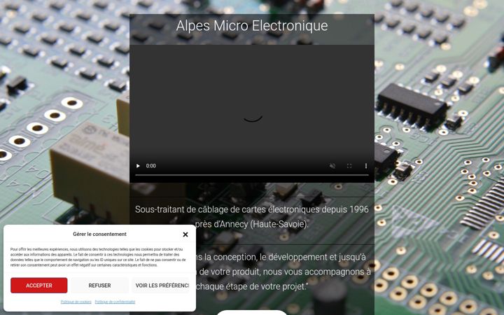 Screenshot of alme.fr