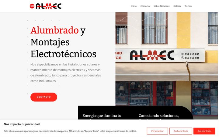 Screenshot of almec.es