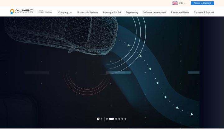 Screenshot of almec.net