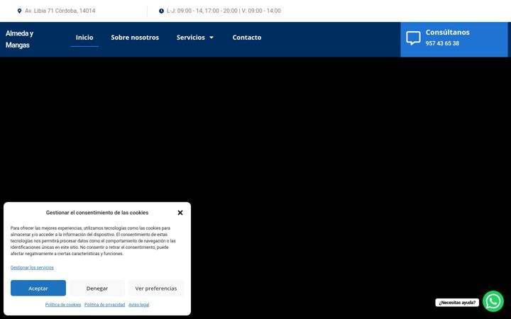 Screenshot of almedaymangas.com