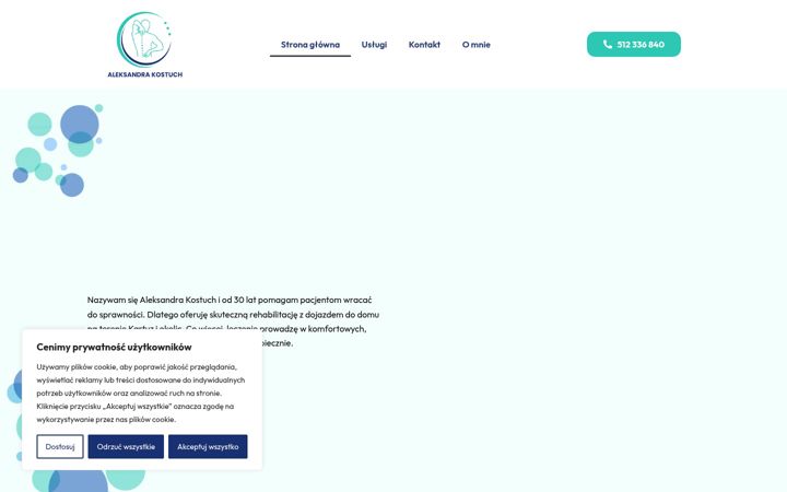 Screenshot of almedfizjoterapia.pl