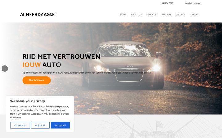 Screenshot di almeerdaagse.nl