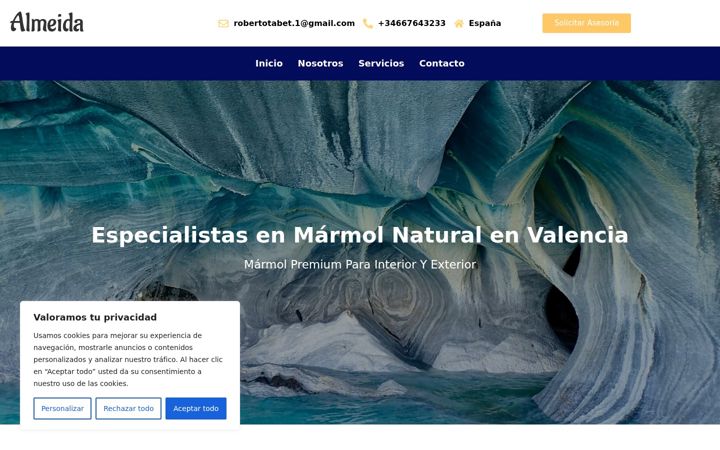 Screenshot of almeida-marmol.es