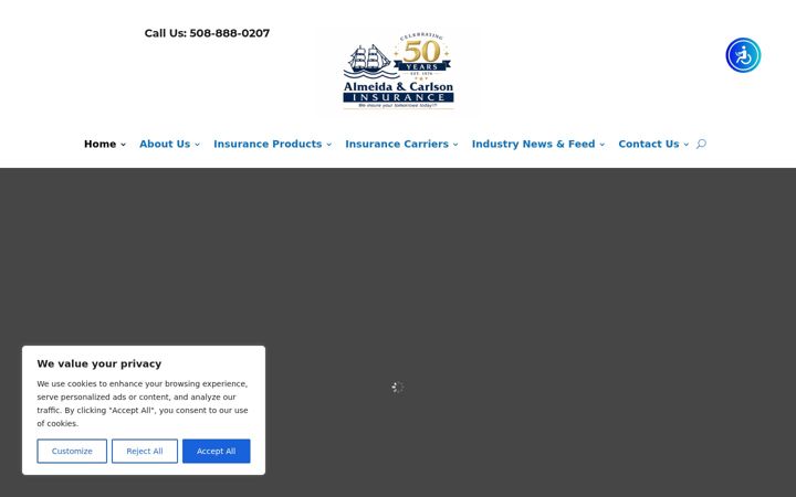 Screenshot of almeidacarlson.com