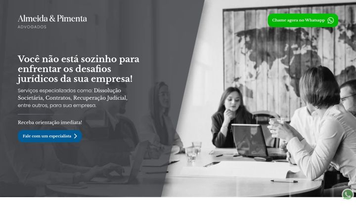 Screenshot of almeidaepimenta.com.br