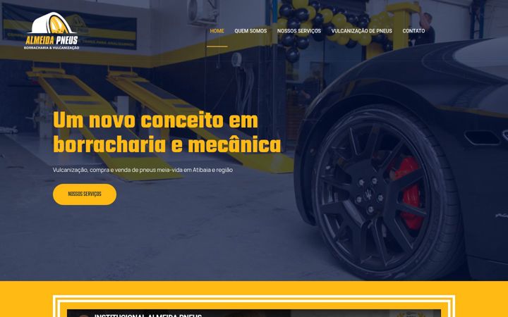 Screenshot of almeidapneusatibaia.com.br