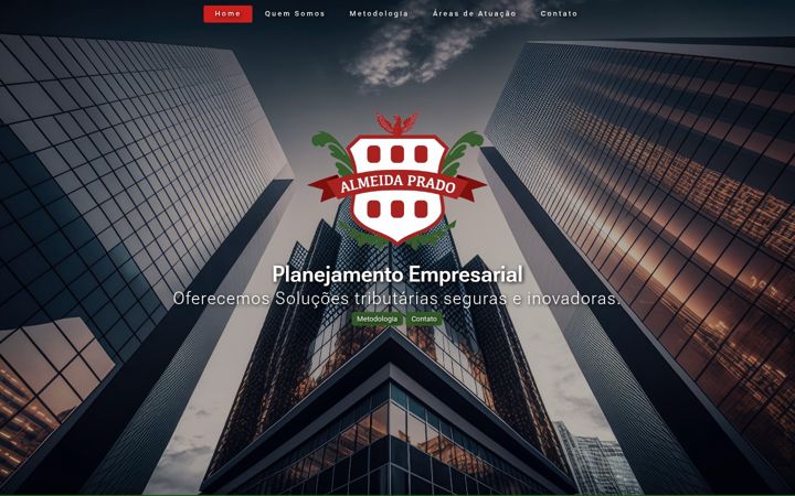 Screenshot of almeidapradoplanejamento.com.br