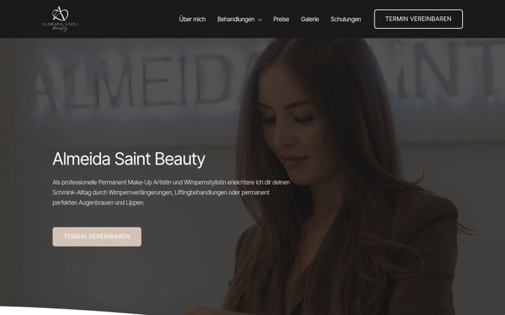 Zrzut ekranu almeidasaintbeauty.de