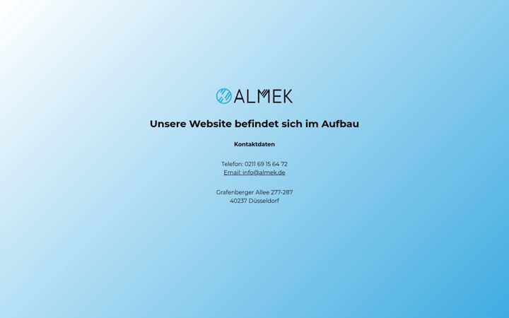 Screenshot of almek.de