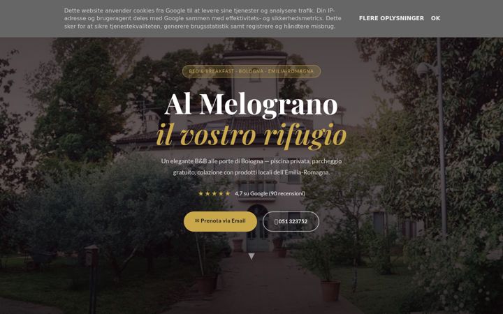 Screenshot of almelograno.it