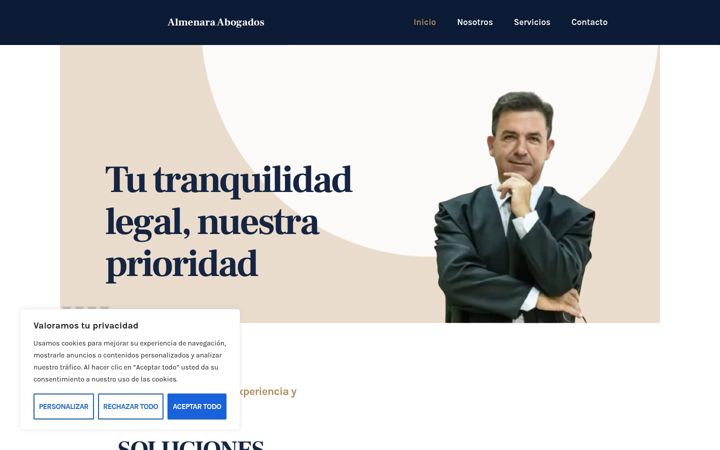 Screenshot of almenaraabogados.es