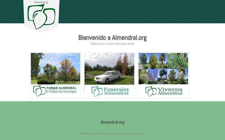 Screenshot of almendral.org