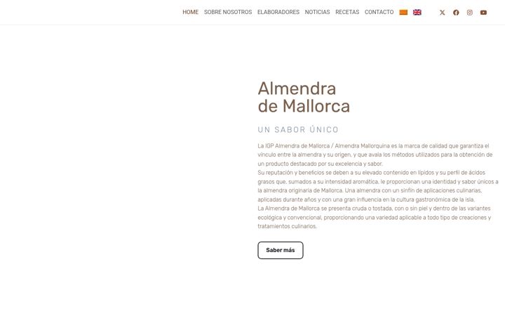 Screenshot of almendramallorca.com