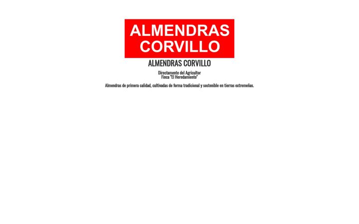 Screenshot of almendrascorvillo.com