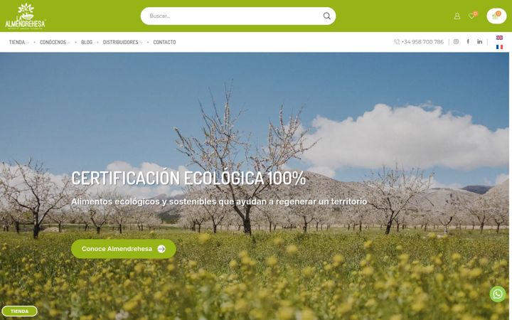 Screenshot of almendrehesa.es
