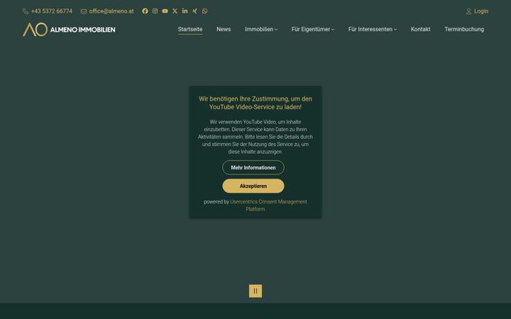 Screenshot of almeno.at