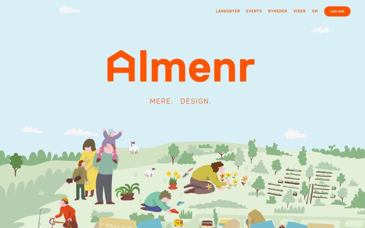 Skjermbilde av almenr.dk
