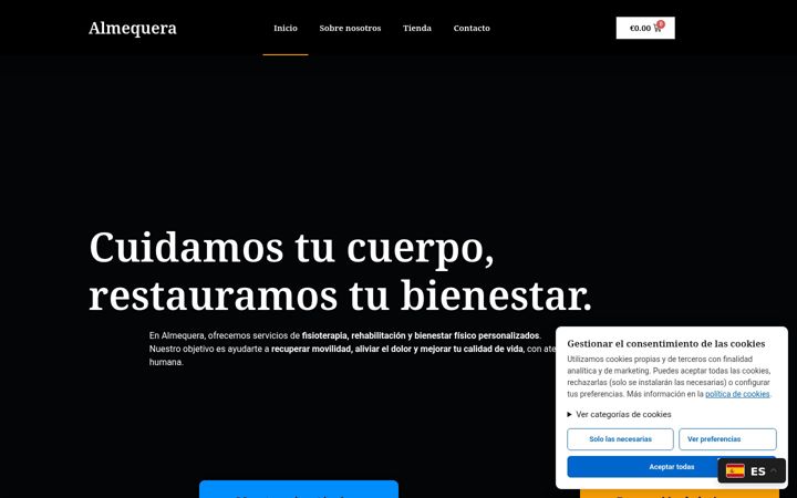 Screenshot of almequera.com