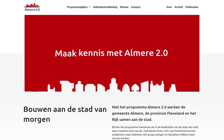Screenshot of almere20.nl