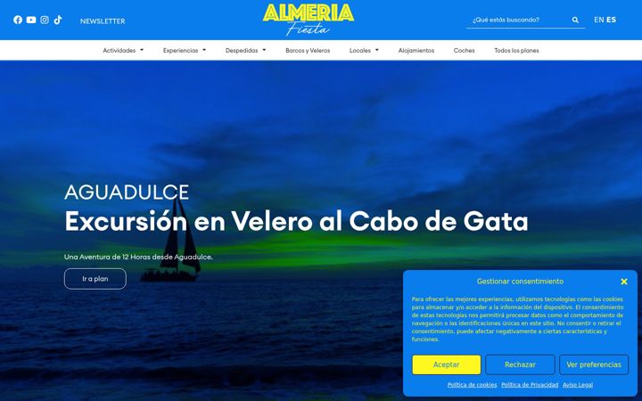 Screenshot of almeriafiesta.es