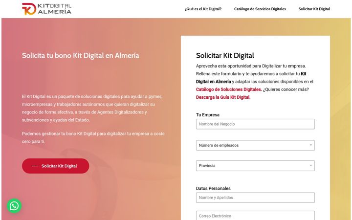 Screenshot of almeriakitdigital.com