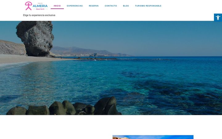 Screenshot stránky almeriatourism.com