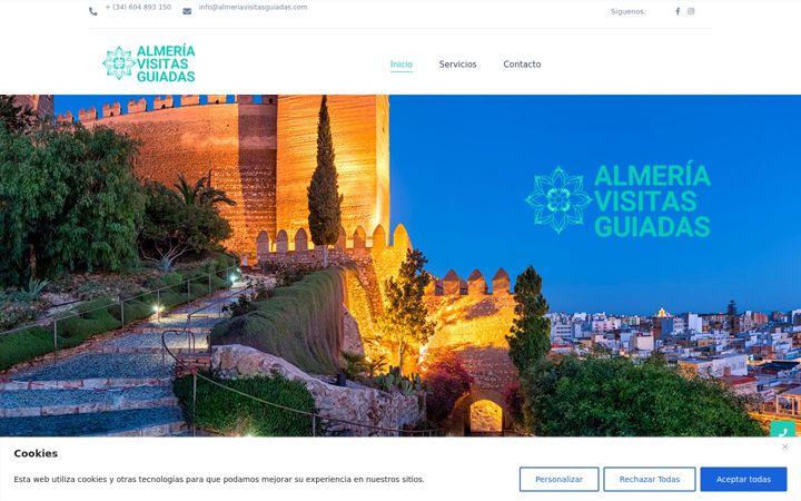 Screenshot of almeriavisitasguiadas.com