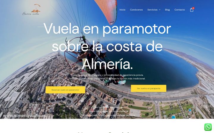 Screenshot of almeriavuela.es