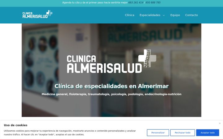 Screenshot stránky almerisalud.es