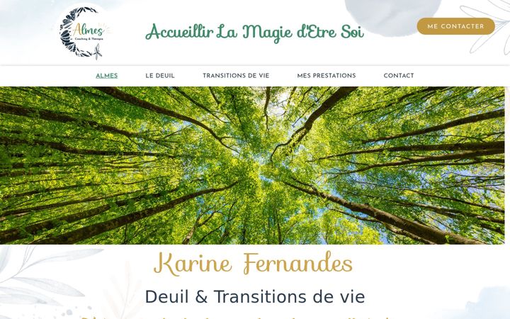 Screenshot of almes.fr